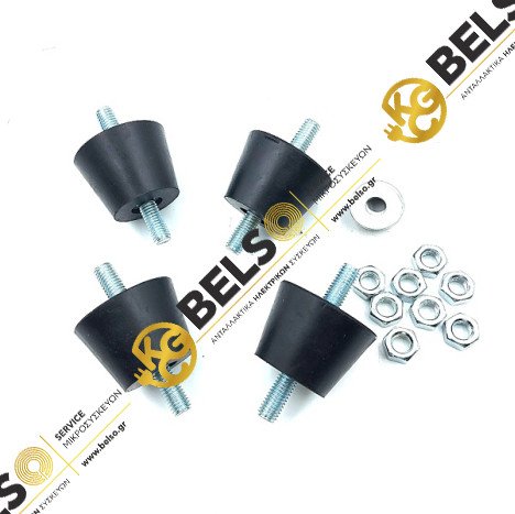 ΠΟΔΑΡΑΚΙΑ ΚΛΙΜΑΤΙΣΤΙΚΟΥ ΑΝΤΙΚΡΑΔΑΣΜΙΚΑ 45x32mm ( ΣΕΤ 4 ΤΜΧ)