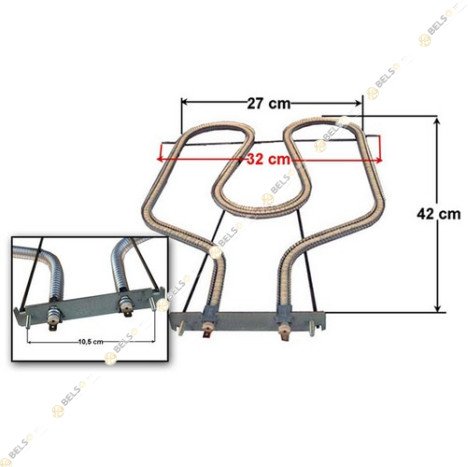 ΑΝΤΙΣΤΑΣΗ ΚΟΥΖΙΝΑΣ ΚΑΤΩ ΜΕΡΟΣ ΧΑΝΔΡΑΣ I 1100W GORENJE KORTING CANDY 341335 598828