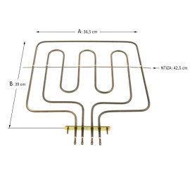 ΑΝΤΙΣΤΑΣΗ ΑΝΩ ΜΕΡΟΣ ΦΟΥΡΝΟΥ ΚΟΥΖΙΝΑΣ II 3000W(1000+2000) GORENJE