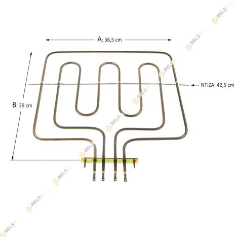 ΑΝΤΙΣΤΑΣΗ ΑΝΩ ΜΕΡΟΣ ΦΟΥΡΝΟΥ ΚΟΥΖΙΝΑΣ II 3000W(1000+2000) GORENJE