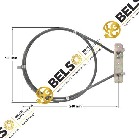 ΑΝΤΙΣΤΑΣΗ ΑΕΡΟΘΕΡΜΗ ΦΟΥΡΝΟΥ ΚΟΥΖΙΝΑΣ 2000W TEKA 83140304 20123111