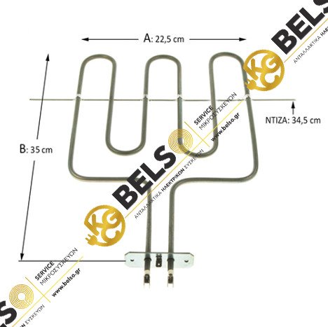 ΑΝΤΙΣΤΑΣΗ ΑΝΩ ΦΟΥΡΝΟΥ ΚΟΥΖΙΝΑΣ IZOLA 2000W 202083701