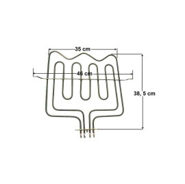 ΑΝΤΙΣΤΑΣΗ ΑΝΩ ΜΕΡΟΣ ΚΟΥΖΙΝΑΣ BEKO CONTI 262900005 (ΧΩΡΙΣ ΓΕΦΥΡΑ)