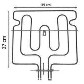 ΑΝΤΙΣΤΑΣΗ ΚΟΥΖΙΝΑΣ ΑΝΩ ΜΕΡΟΣ MIELE 2900W 36X39 ΛΑΜΑΚΙ 17cm*4cm-07840121-07840121- 6803652 7840121 9833030