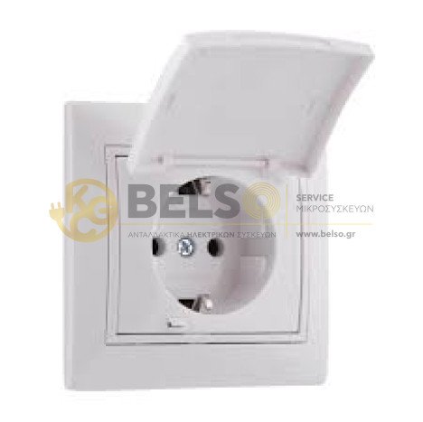 ΠΡΙΖΑ ΣΟΥΚΟ ΛΕΥΚΗ ΧΩΝΕΥΤΗ ΜΕ ΚΑΠΑΚΙ ΑΔΙΑΒΡΟΧΗ - ΣΤΕΓΑΝΗ IP44 