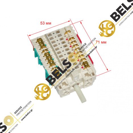 ΔΙΑΚΟΠΤHΣ ΕΠΙΛΟΓΗΣ ΦΟΥΡΝΟΥ ΚΟΥΖΙΝΑΣ GORENJE 10 ΘΕΣΕΩΝ(9+0) 617743 11HE025