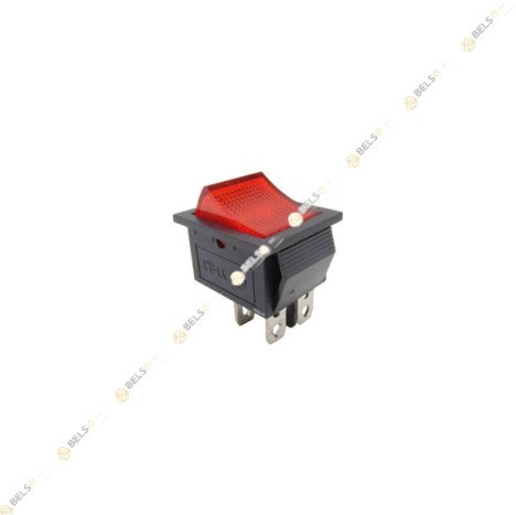 ΔΙΑΚΟΠΤΗΣ ON-OFF I ΜΕΓΑΛΟΣ (4 ΕΠΑΦΕΣ) ΜΕ ΦΩΣ ΚΟΚΚΙΝΟΣ ΕΠΑΝΑΦΟΡΑΣ 