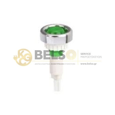 ΛΥΧΝΙΑ Φ9,5mm ΠΡΑΣΙΝΗ ΜΕ ΚΑΛΩΔΙΑ