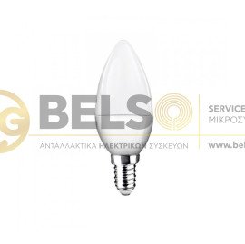 ΛΑΜΠΑ LED 7W Ε14 6500K ΚΕΡΙ ΨΥΧΡΟΥ ΦΩΤΙΣΜΟΥ