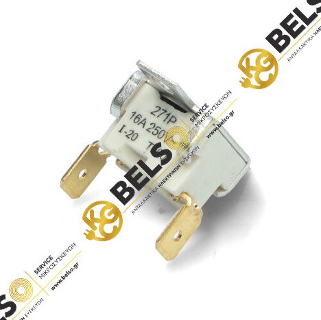 ΘΕΡΜΙΚΟ 250°C 16A ΑΣΦΑΛΕΑΣ  ΜΕ 2 ΤΡΥΠΕΣ ΦΟΥΡΝΟΥ ARISTON/INDESIT/HOTPOINT/ WHIRLPOOL/ SCHOLTES/CREDA