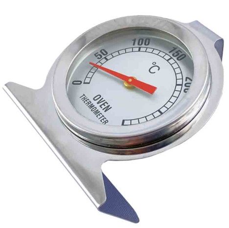 ΘΕΡΜΟΜΕΤΡΟ ΦΟΥΡΝΟΥ 0°C -300°C INOX ΜΕΤΑΛΛΙΚΟ