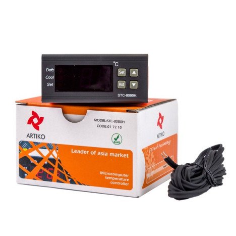 ΨΗΦΙΑΚΟΣ ΘΕΡΜΟΣΤΑΤΗΣ ARTIKO STC8080H  -50℃+99℃ ΜΕ 1 ΑΙΣΘΗΤΗΡΙΟ