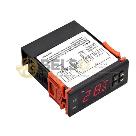 ΨΗΦΙΑΚΟΣ ΘΕΡΜΟΣΤΑΤΗΣ NTC K -50℃+70℃ ΜΕ 1 ΑΙΣΘΗΤΗΡΙΟ ΜΕ ΜΕΤΑΛΛΙΚΟ ΠΟΥΡΟ ΨΥΞΗΣ-ΘΕΡΜΑΝΣΗΣ