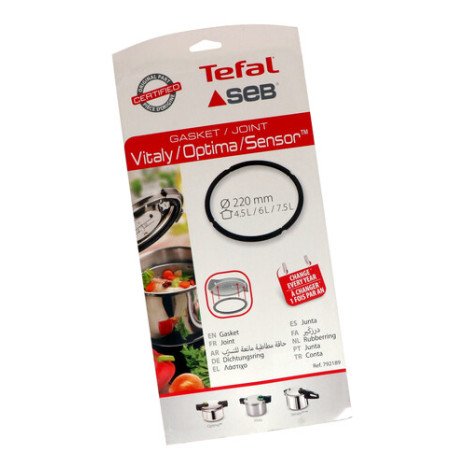 ΛΑΣΤΙΧΟ ΚΑΠΑΚΙΟΥ ΧΥΤΡΑΣ TEFAL VITALY-OPTIMA-SENSOR 4.5/6/7.5LT SA-792189 ORIGINAL
