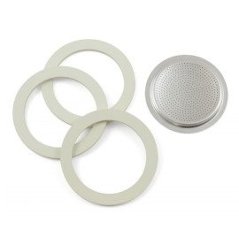 ΦΙΛΤΡΟ ΚΑΦΕΤΙΕΡΑΣ ΚΑΙ ΣΕΤ ΦΛΑΝΤΖΕΣ (3ΤΕΜ) ESPRESSO BIALETTI No2 2cup ORIGINAL