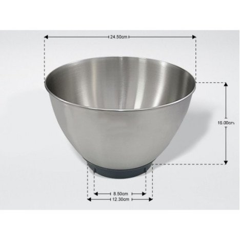 ΚΑΔΟΣ ΜΕΤΑΛΛΙΚΟΣ INOX ΠΟΛΥΜΙΞΕΡ KENWOOD KM282 ΚΜ263 KW714184 ORIGINAL