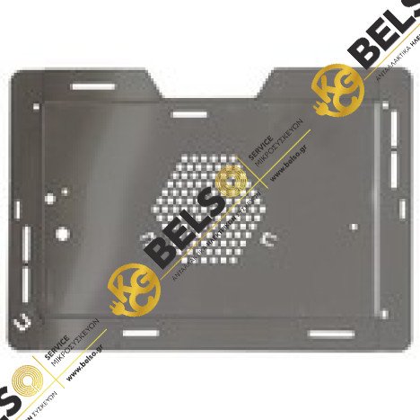 ΚΑΛΥΜΜΑ (ΠΛΑΤΗ) ΑΝΕΜΙΣΤΗΡΑ ΑΕΡΟΘΕΡΜΗΣ ΦΟΥΡΝΟΥ 45,5cmx31,5cm ΤΥΠΟΥ MIELE INOX 65102510 5608021 