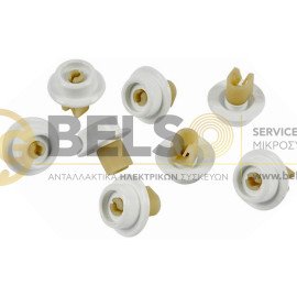 ΡΟΔΑΚΙΑ ΚΑΤΩ ΣΧΑΡΑΣ ΠΛΥΝΤΗΡΙΟΥ ΠΙΑΤΩΝ  ZANUSSI AEG ELECTROLUX  Φ25mm ΣΕΤ 8 ΤΕΜΑΧΙΩΝ 50279059005