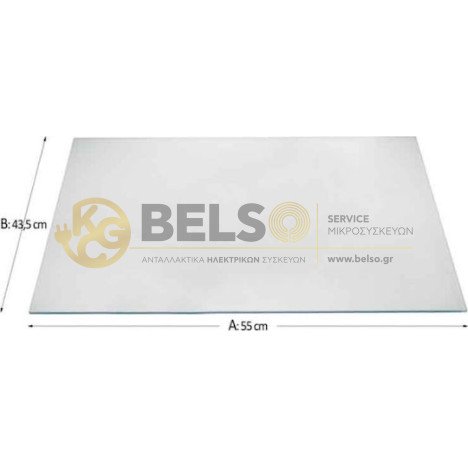 ΚΡΥΣΤΑΛΛΟ ΕΣΩΤΕΡΙΚΟ ΠΟΡΤΑΣ ΚΟΥΖΙΝΑΣ AEG 43,5X55 ΔΙΑΦΑΝΟ