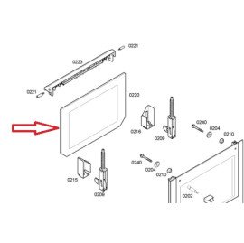 ΚΡΥΣΤΑΛΛΟ ΕΣΩΤΕΡΙΚΟ ΠΟΡΤΑΣ ΦΟΥΡΝΟΥ ΚΟΥΖΙΝΑΣ SIEMENS BOSCH PITSOS 53,4Χ38,5 00476665