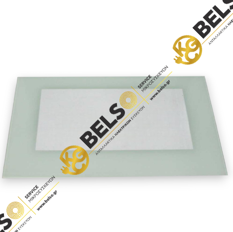 ΚΡΥΣΤΑΛΛΟ (ΤΖΑΜΙ) ΚΟΥΖΙΝΑΣ ΕΞΩΤΕΡΙΚΟ PITSOS ΛΕΥΚΟ 340mm*575mm 00278503 00212389 