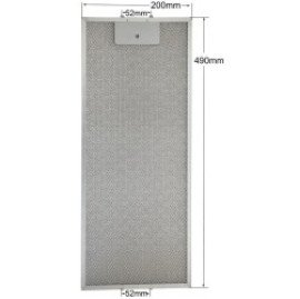 ΦΙΛΤΡΟ ΑΠΟΡΡΟΦΗΤΗΡΑ ΜΕΤΑΛΛΙΚΟ 490mmX200mm TEKA