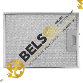 ΦΙΛΤΡΟ ΑΠΟΡΡΟΦΗΤΗΡΑ ΜΕΤΑΛΛΙΚΟ TEKA ARCELIK BEKO 81485031 400mmx258mm