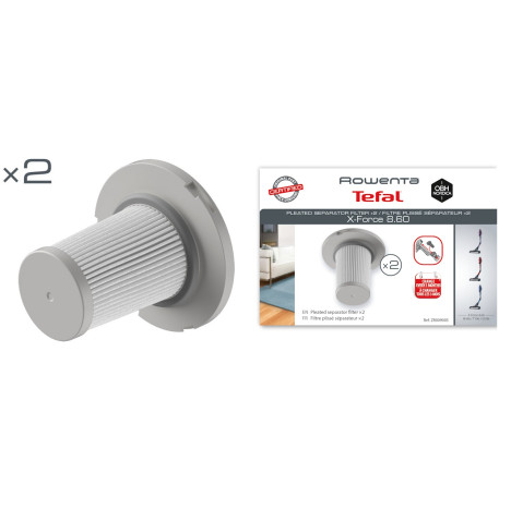 ΦΙΛΤΡΟ (2ΤΕΜ) ΗΛΕΚΤΡΙΚΗΣ ΣΚΟΥΠΑΣ STICK ROWENTA RH6821 ZR009005 ORIGINAL