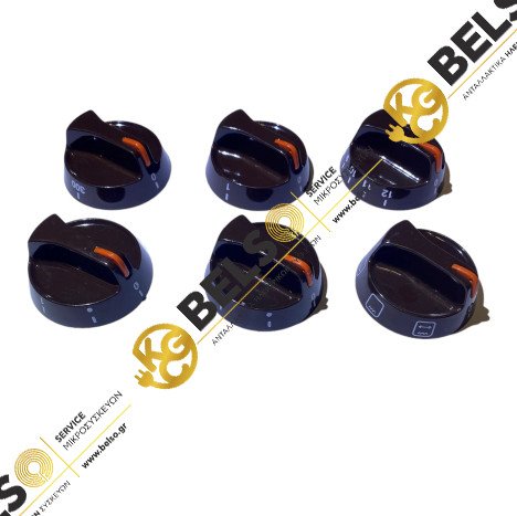 ΚΟΥΜΠΙΑ (ΚΟΜΒΙΑ) ΚΟΥΖΙΝΑΣ ΣΕΤ 6 ΤΕΜΑΧΙΩΝ ΣΕ ΚΑΦΕ ΧΡΩΜΑ - ΠΟΡΤΟΚΑΛΙ ΕΝΔΕΙΞΗ BOSCH - SIEMENS - PITSOS - ΓΕΝΙΚΗΣ ΧΡΗΣΗΣ