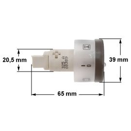 ΚΟΜΒΙΟ (ΚΟΥΜΠΙ) ΡΟΡ ΕΠΙΛΟΓΗΣ ΦΟΥΡΝΟΥ ΚΟΥΖΙΝΑΣ ΚΑΦΕ BOSCH SIEMENS PITSOS 00068389 00068474