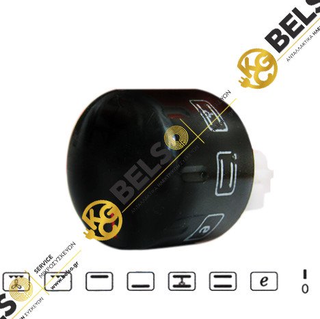 ΚΟΜΒΙΟ ΕΠΙΛΟΓΗΣ ΦΟΥΡΝΟΥ ELCO POP ΜΑΥΡΟ