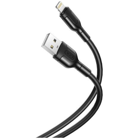 ΚΑΛΩΔΙΟ ΤΑΧΕΙΑΣ ΦΟΡΤΙΣΗΣ USB ΣΕ LIGHTNING ΣΕ ΜΑΥΡΟ ΧΡΩΜΑ 1m