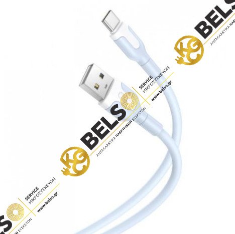 ΚΑΛΩΔΙΟ ΤΑΧΕΙΑΣ ΦΟΡΤΙΣΗΣ USB ΣΕ TYPE -C ΣΕ ΛΕΥΚΟ ΧΡΩΜΑ 1m