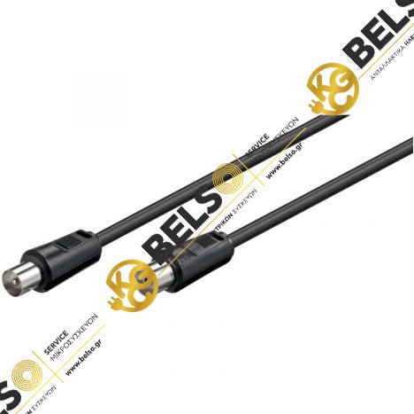 ΚΑΛΩΔΙΟ ΚΕΡΑΙΑΣ ΤΗΛΕΟΡΑΣΗΣ (TV) 10m ΜΑΥΡΟ